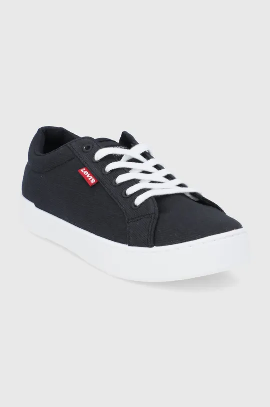 Πάνινα παπούτσια Levi's Malibu 2.0 μαύρο