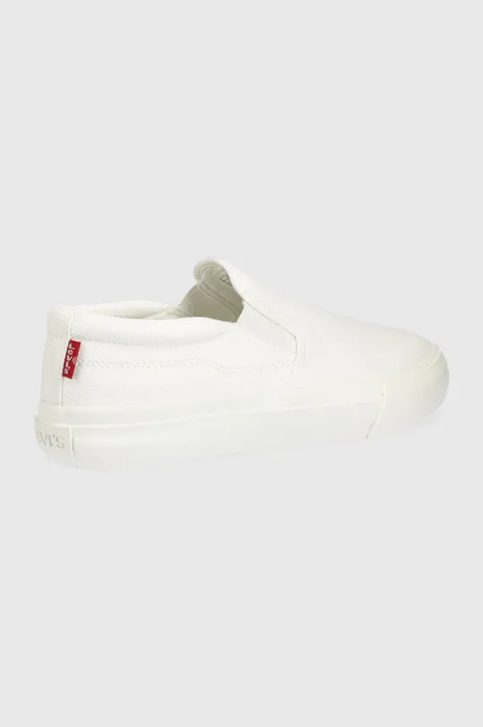 Πάνινα παπούτσια Levi's Decon Slip On S λευκό