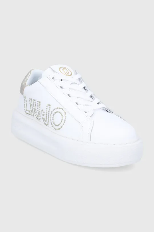 Δερμάτινα παπούτσια Liu Jo Kylie 05 λευκό