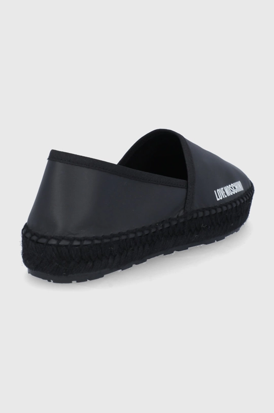 Usnjene espadrile Love Moschino  Steblo: Naravno usnje Notranjost: Tekstilni material, Naravno usnje Podplat: Sintetični material