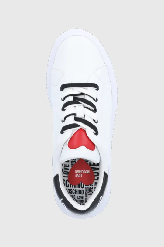 белый Кожаные ботинки Love Moschino