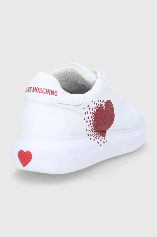 Kožená obuv Love Moschino  Zvršok: Prírodná koža Vnútro: Syntetická látka, Textil Podrážka: Syntetická látka
