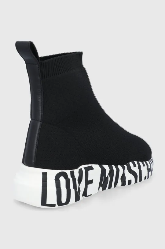 Love Moschino buty Cholewka: Materiał tekstylny, Skóra naturalna, Wnętrze: Materiał syntetyczny, Materiał tekstylny, Podeszwa: Materiał tekstylny