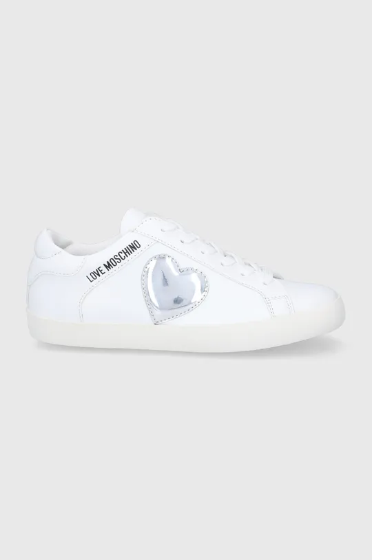 λευκό Δερμάτινα παπούτσια Love Moschino Γυναικεία