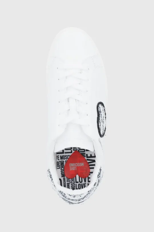 белый Кожаные ботинки Love Moschino