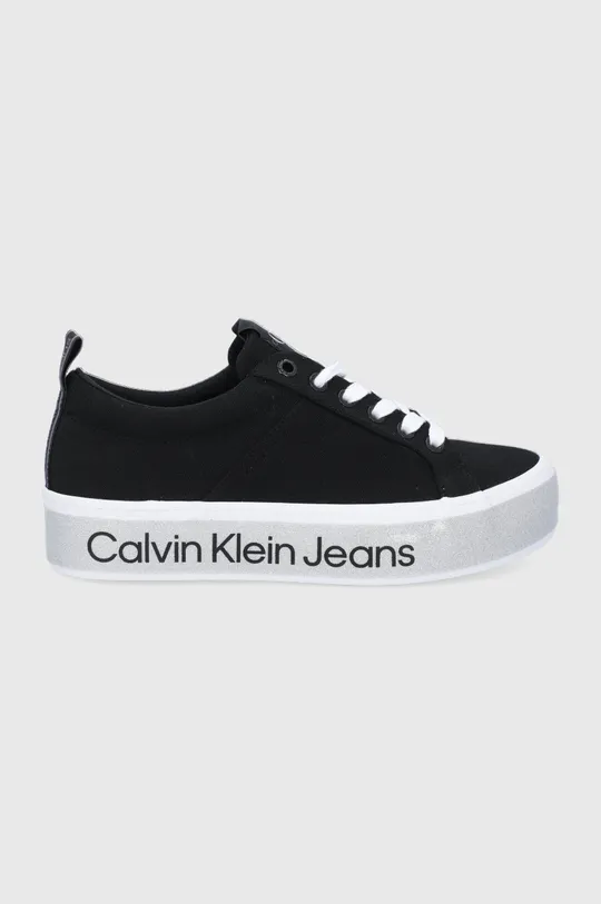 czarny Calvin Klein Jeans tenisówki YW0YW00491.BDS Damski