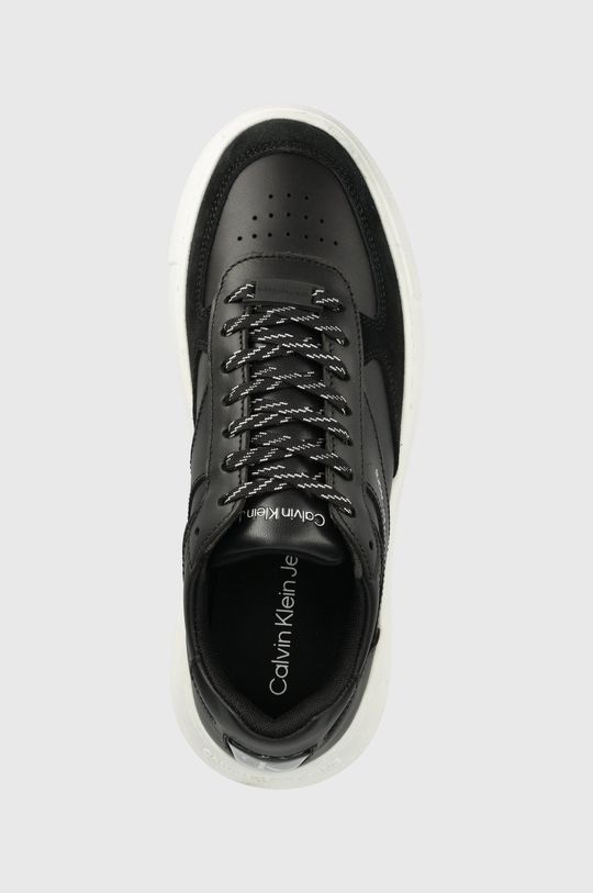 černá Kožené sneakers boty Calvin Klein Jeans
