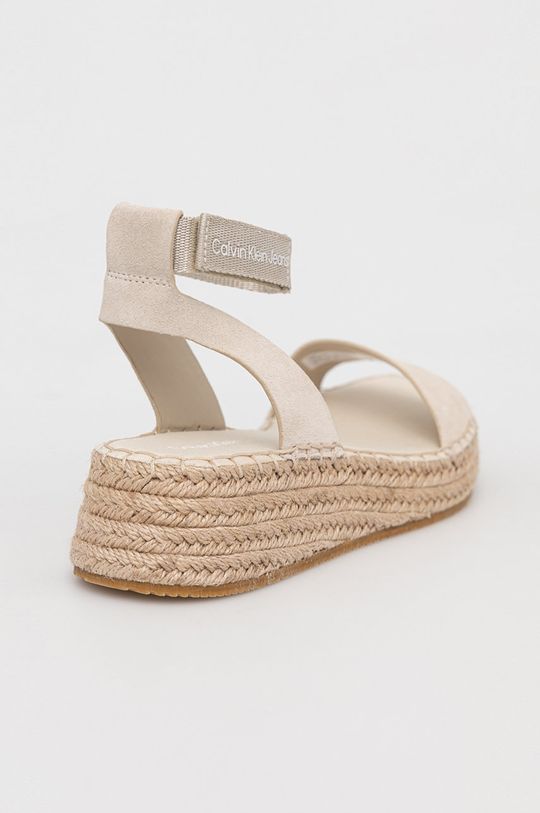 Semišové sandály Calvin Klein Jeans  Vnitřek: Textilní materiál Podrážka: Umělá hmota