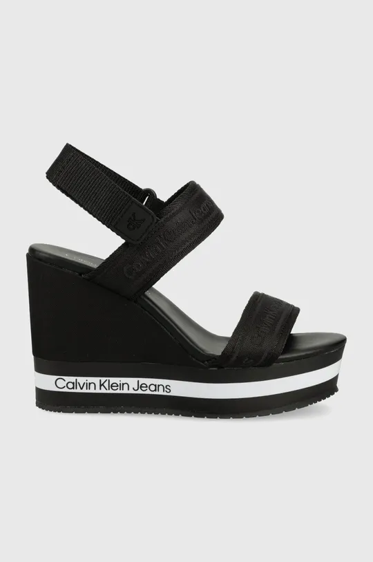 μαύρο Σανδάλια Calvin Klein Jeans Γυναικεία