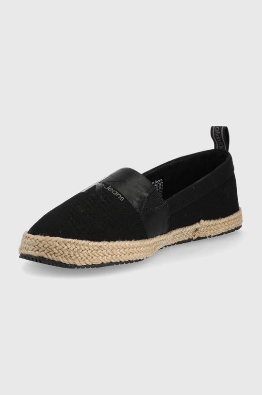 Calvin Klein Jeans espadryle YW0YW00576.BDS Cholewka: Materiał tekstylny, Wnętrze: Materiał tekstylny, Podeszwa: Materiał syntetyczny