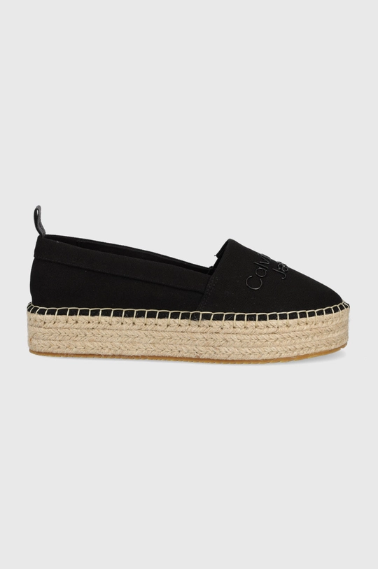 czarny Calvin Klein Jeans espadryle YW0YW00579.BDS Damski