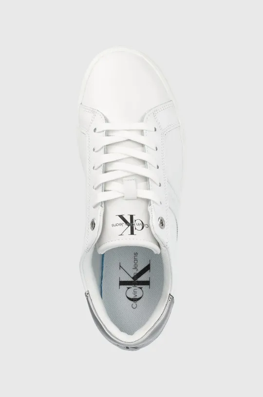biały Calvin Klein Jeans buty skórzane YW0YW00629.YAF