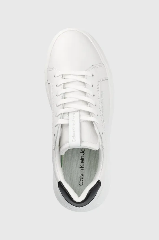 biały Calvin Klein Jeans sneakersy skórzane YW0YW00633.YAF