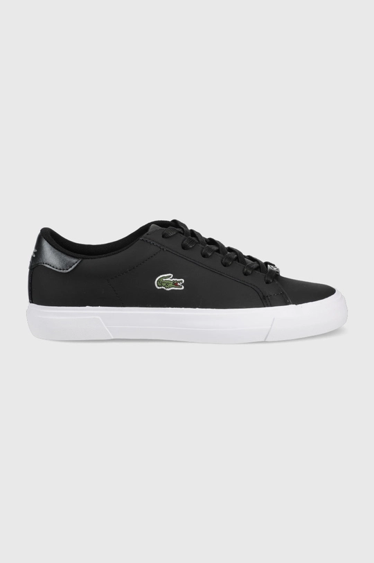 czarny Lacoste sneakersy skórzane LEROND PLUS 0521 1 742CFA0018.312 Damski