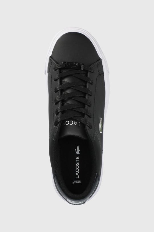 czarny Lacoste sneakersy skórzane LEROND PLUS 0521 1 742CFA0018.312