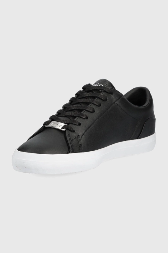 Lacoste sneakersy skórzane LEROND 0722 1 743CFA0010.22F Cholewka: Skóra naturalna, Wnętrze: Materiał tekstylny, Skóra naturalna, Podeszwa: Materiał syntetyczny