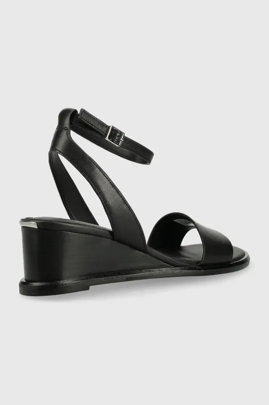 Kožne sandale Calvin Klein crna