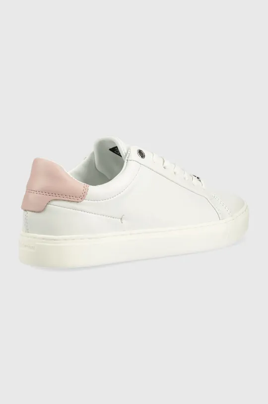 Δερμάτινα αθλητικά παπούτσια Calvin Klein λευκό