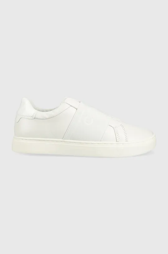 λευκό Δερμάτινα αθλητικά παπούτσια Calvin Klein Γυναικεία