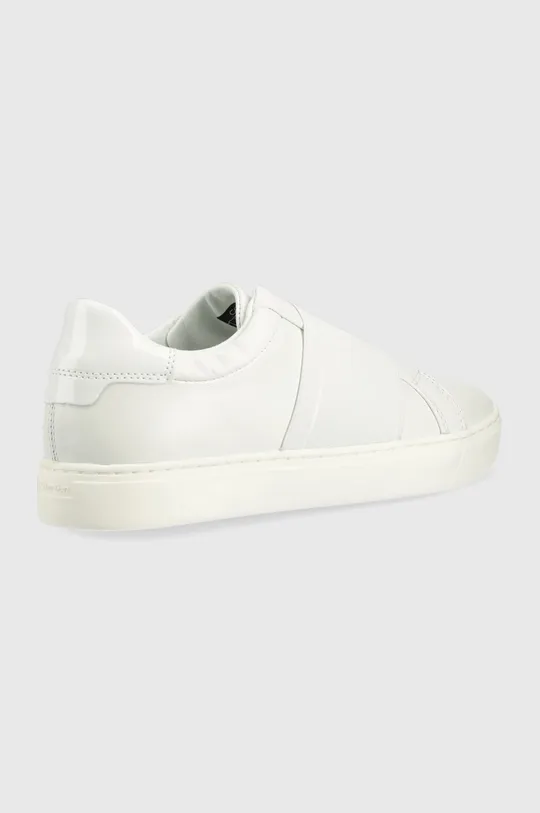 Calvin Klein sneakersy skórzane biały