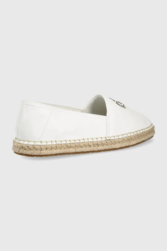 Kožne espadrile Calvin Klein bijela