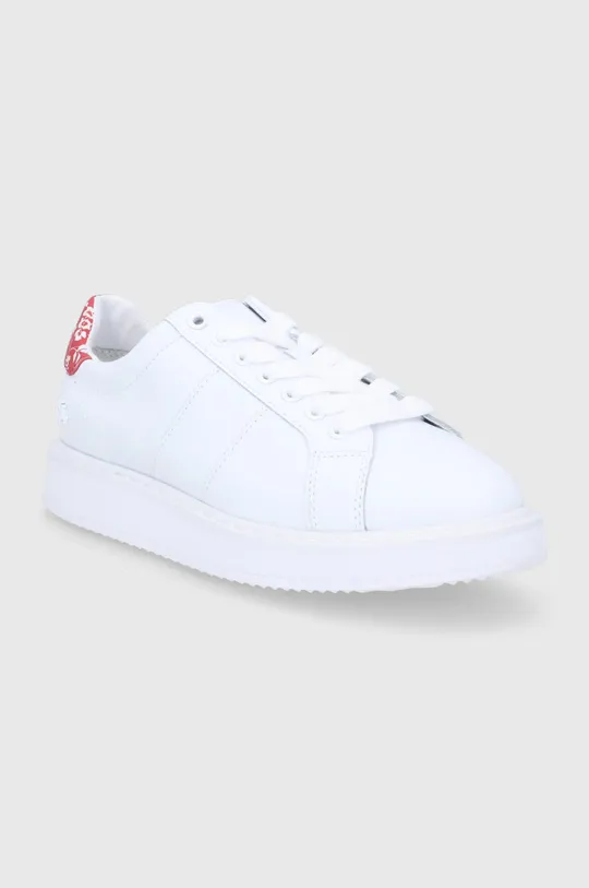 Lauren Ralph Lauren - Δερμάτινα παπούτσια λευκό