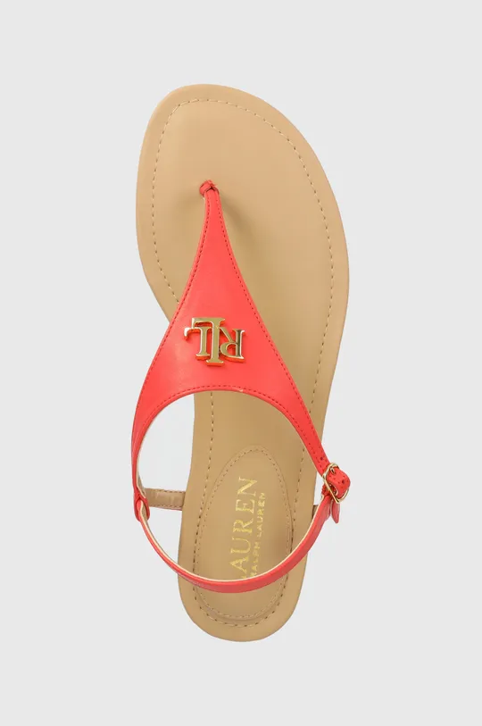 červená Kožené sandále Lauren Ralph Lauren Ellington