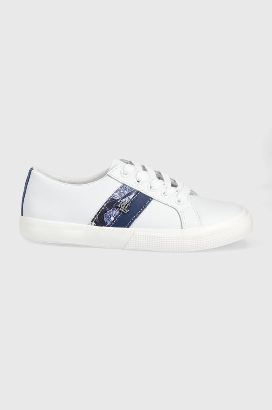 biały Lauren Ralph Lauren buty skórzane JANSON II Damski