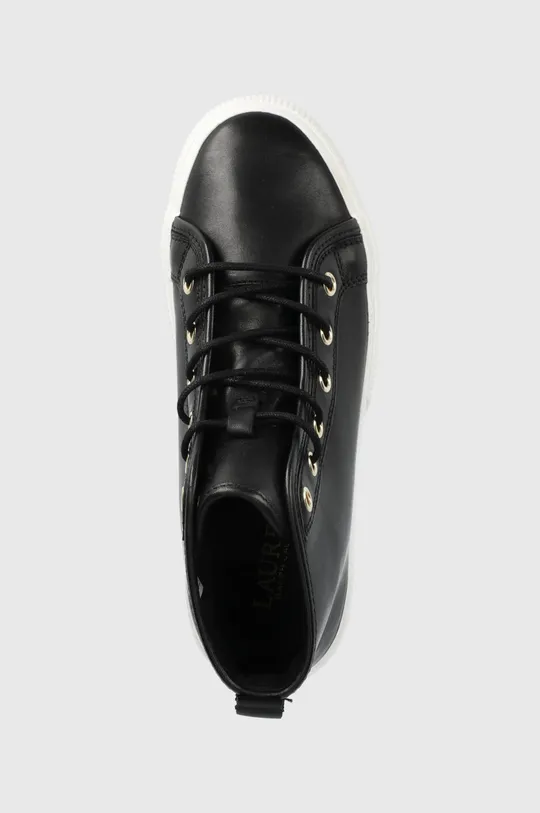 μαύρο Δερμάτινα ελαφριά παπούτσια Lauren Ralph Lauren Jinger