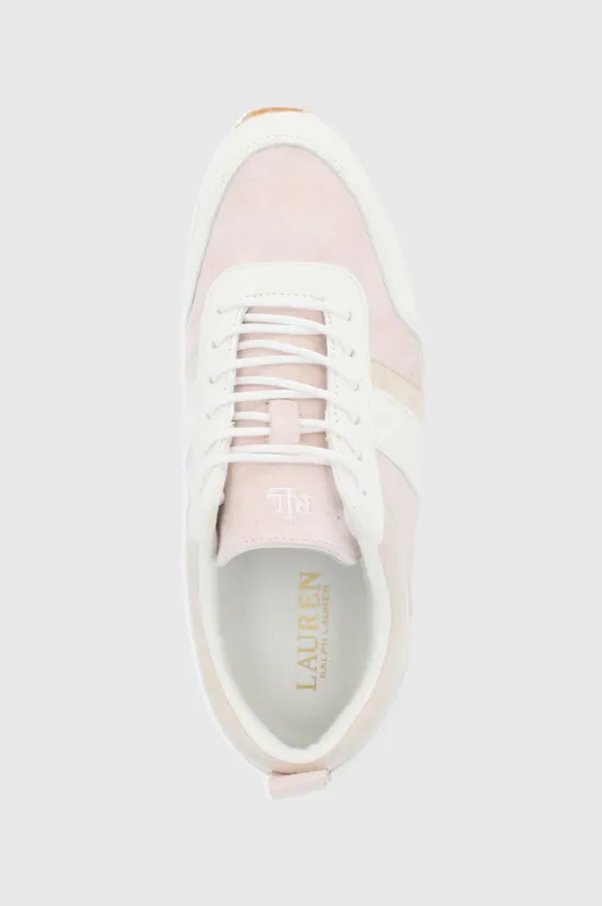 ροζ Δερμάτινα παπούτσια Lauren Ralph Lauren Colten