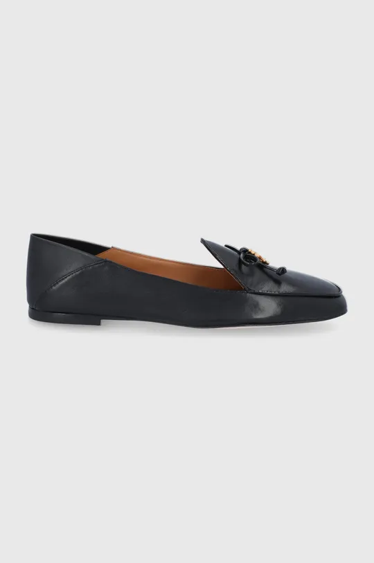 nero Tory Burch mocassini in pelle TORY CHARM LOAFER Donna