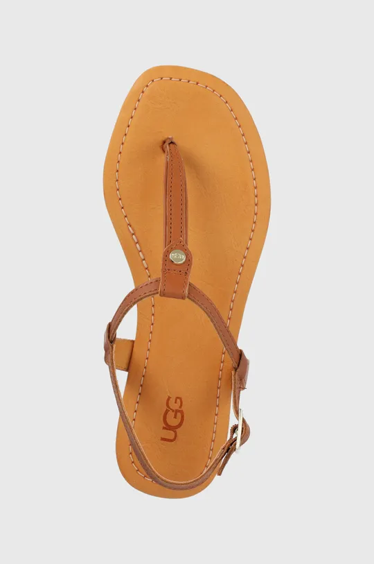hnedá Kožené sandále UGG Madeena