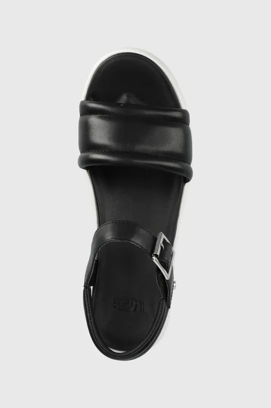 čierna Kožené sandále UGG Zayne Ankle Strap