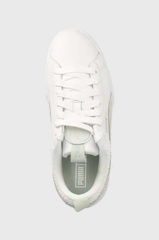 λευκό Δερμάτινα αθλητικά παπούτσια Puma Mayze St Wns