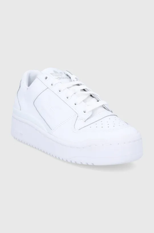 Кожени обувки adidas Originals FY9042 Forum Bold бял