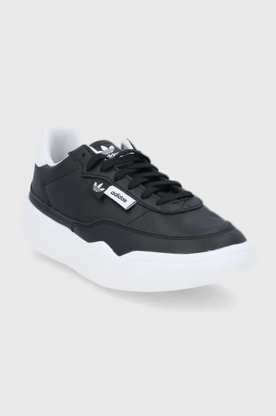 Kožené boty adidas Originals GW8213 černá