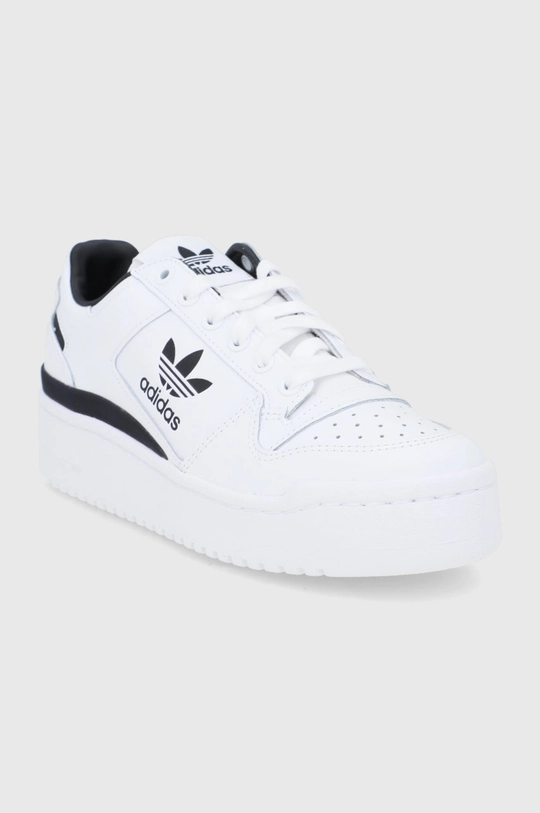 adidas Originals leather shoes Forum Bold white