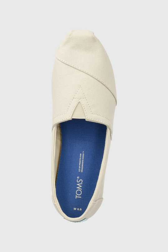 бежевый Кеды Toms Alpargata