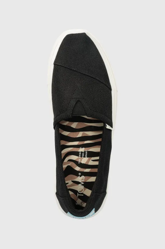μαύρο Πάνινα παπούτσια Toms Alpargata Lug
