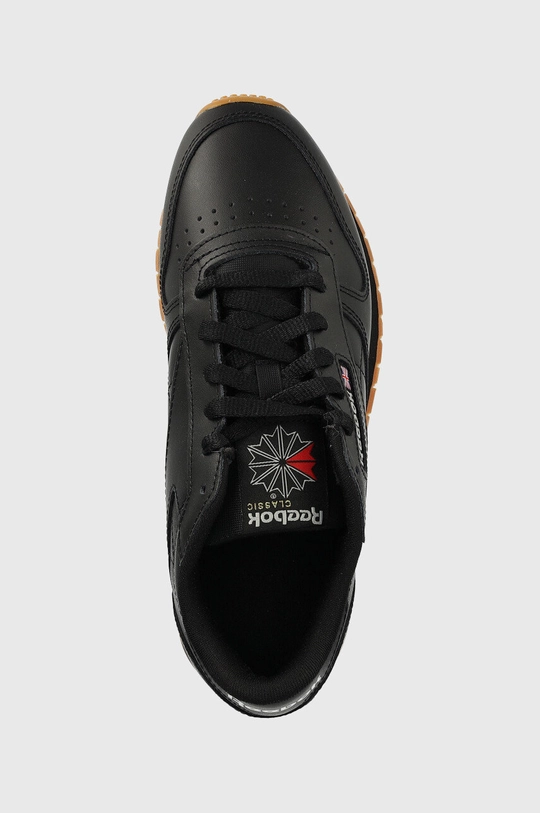 black Reebok Classic leather sneakers GY0961