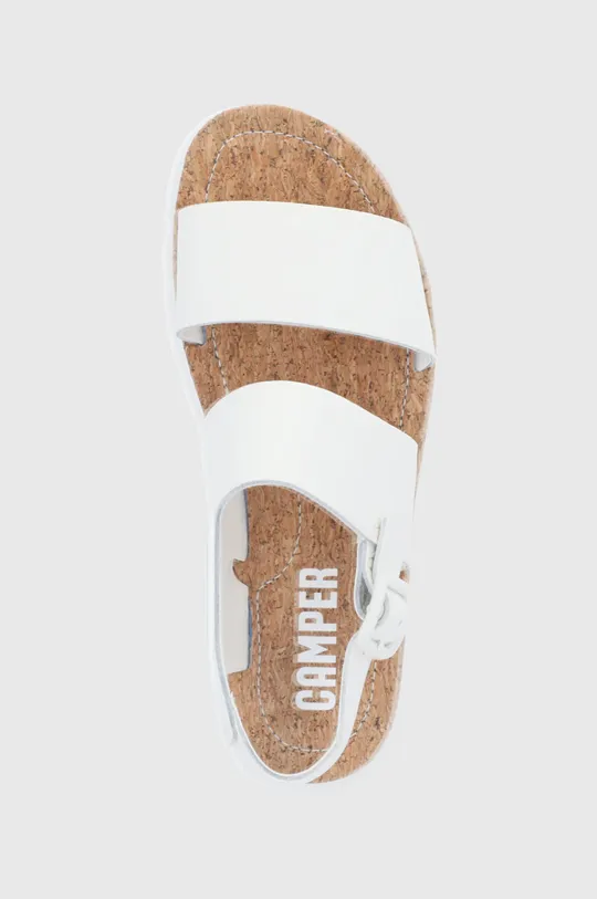 biały Camper sandały skórzane Oruga Sandal