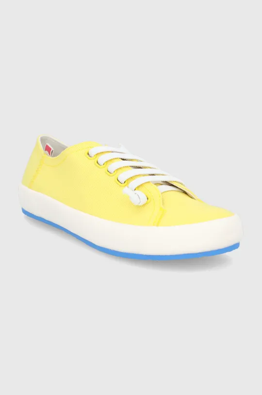 Πάνινα παπούτσια Camper Peu Rambla κίτρινο