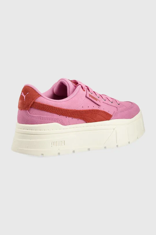 Puma sneakersy zamszowe Mayze Stack DC5 Wns 383971 różowy