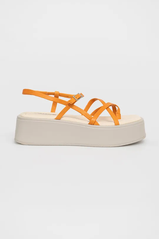 pomarańczowy Vagabond Shoemakers sandały skórzane COURTNEY Damski