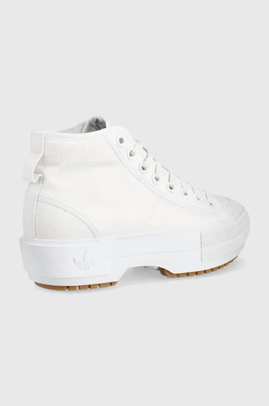 Πάνινα παπούτσια adidas Originals Nizza λευκό