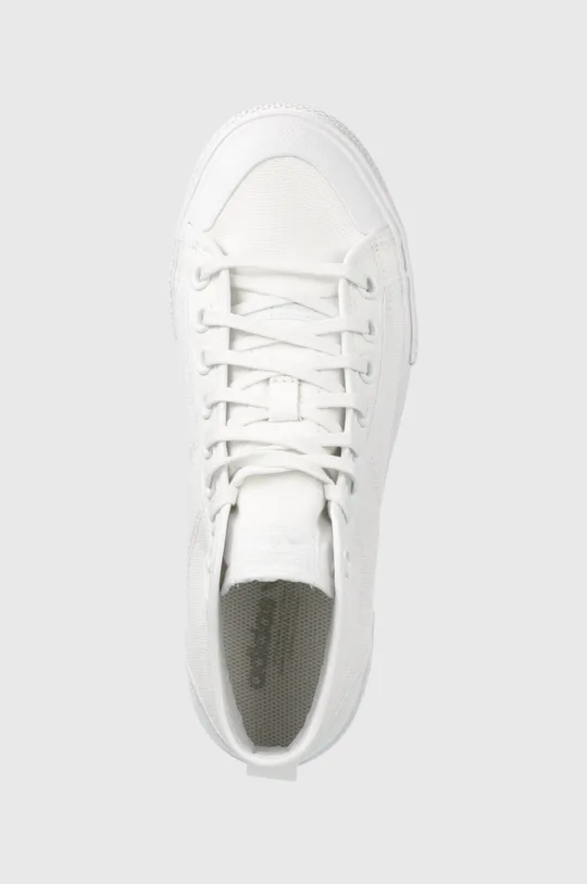 white adidas Originals trainers Nizza