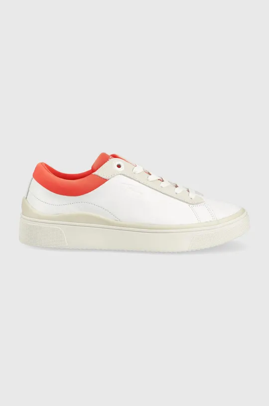 λευκό Δερμάτινα αθλητικά παπούτσια Tommy Hilfiger Γυναικεία
