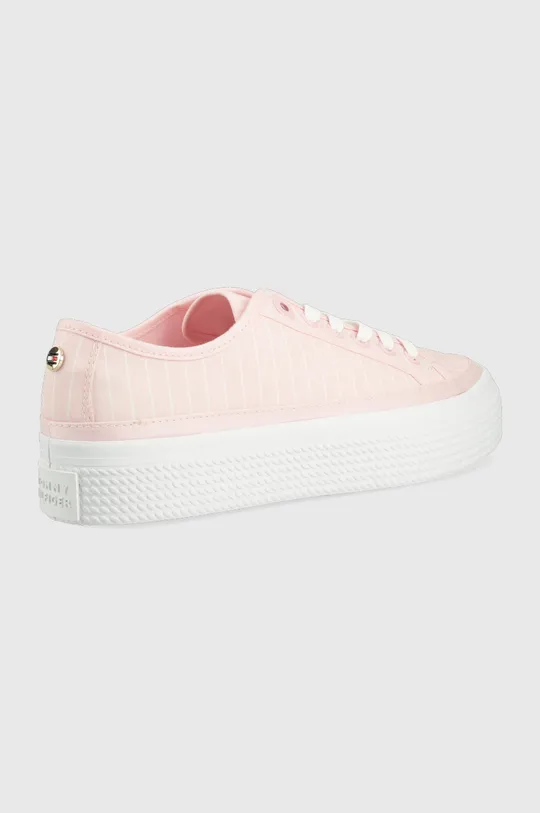 Πάνινα παπούτσια Tommy Hilfiger ροζ