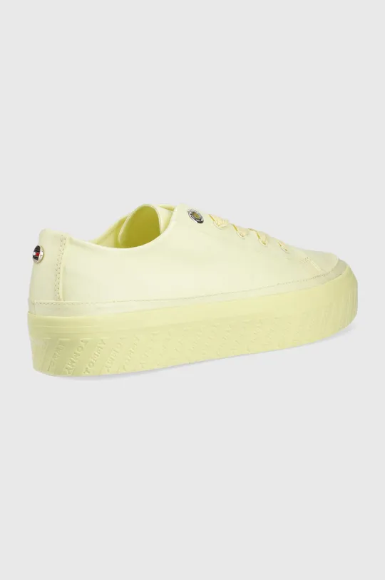 Πάνινα παπούτσια Tommy Hilfiger κίτρινο