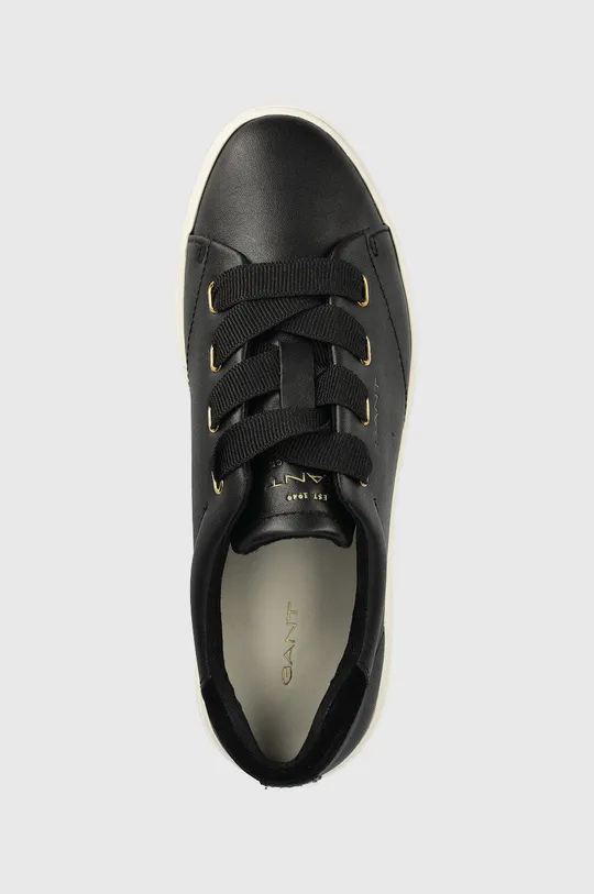 μαύρο Δερμάτινα αθλητικά παπούτσια Gant Avona